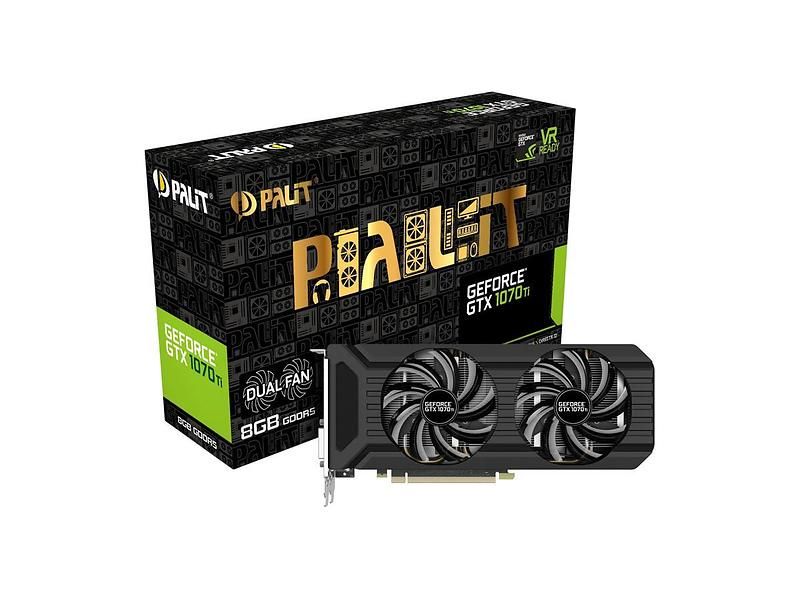 Palit GeForce GTX 1070 Ti Dual HDMI 3xDP 8GB - Tek.no